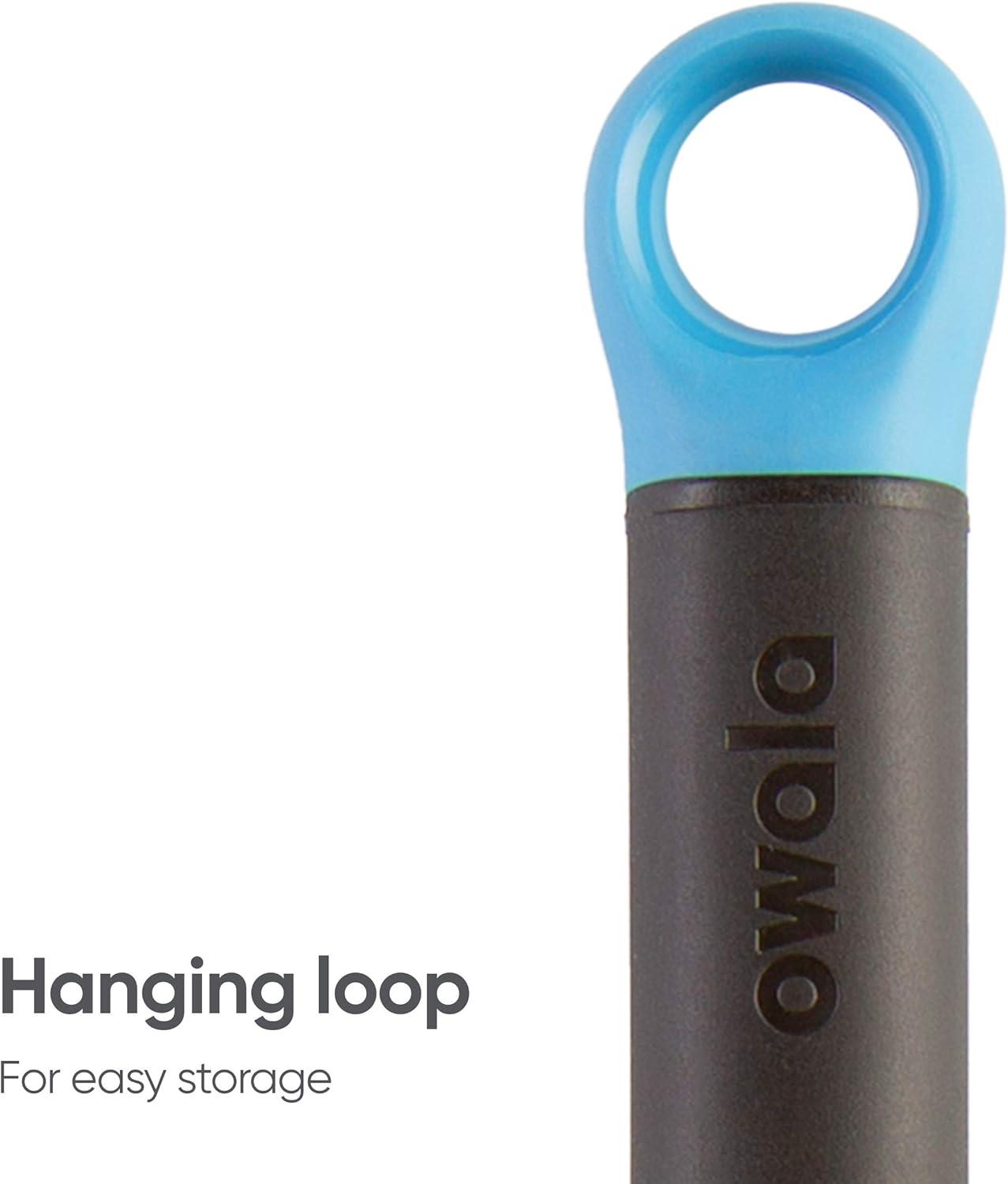 imageOwala 2in1 Water Bottle Brush Cleaner and Water Bottle Straw Cleaner Brush Water Bottle Brush with Removable Head and Twist n Hide Straw Brush Smokey BlueOne Size