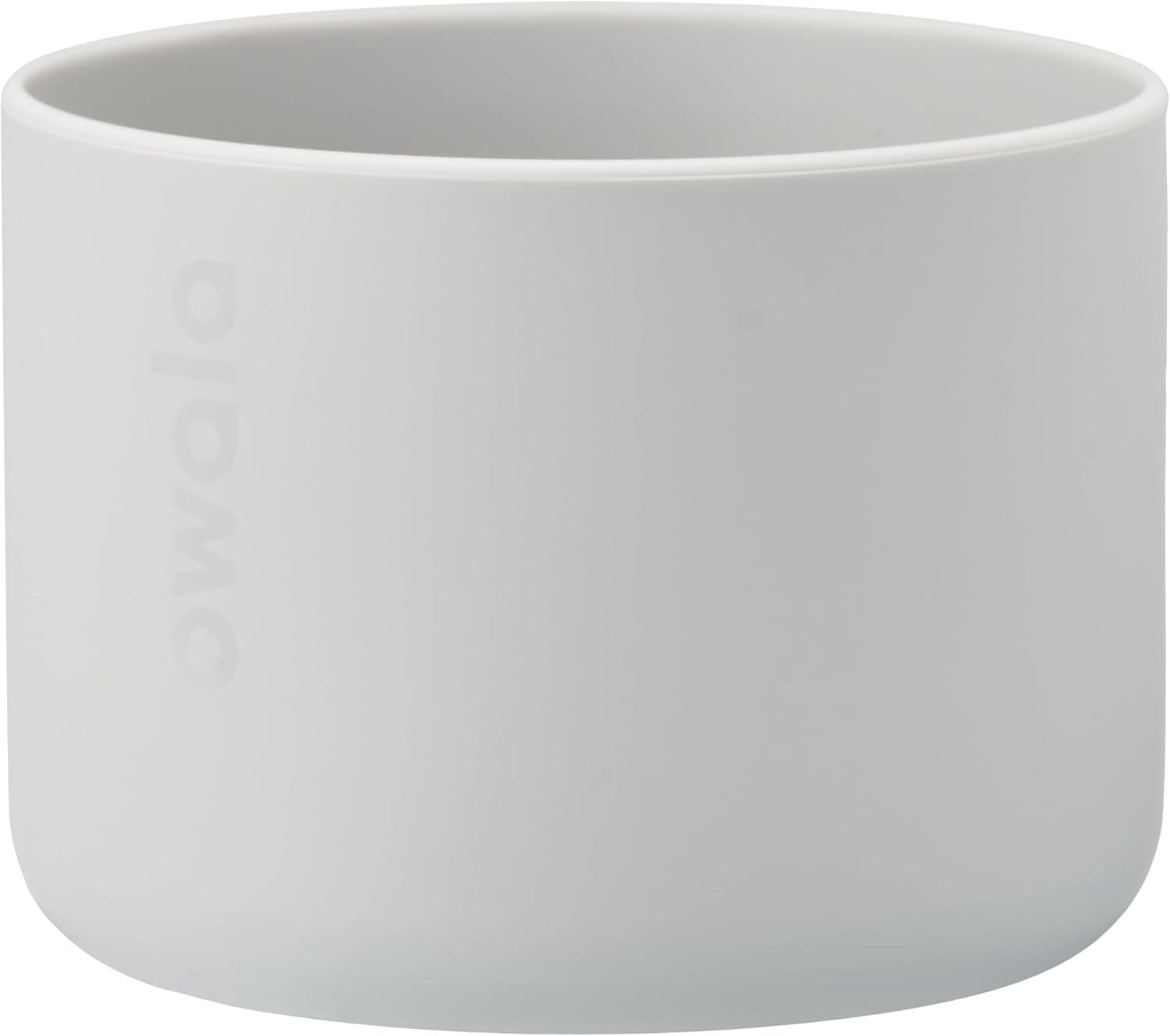 imageOwala Silicone Water Bottle Boot AntiSlip Protective Sleeve Cover for 24oz FreeSip Twist and Flip Stainless Steel Water Bottles AquaGrey