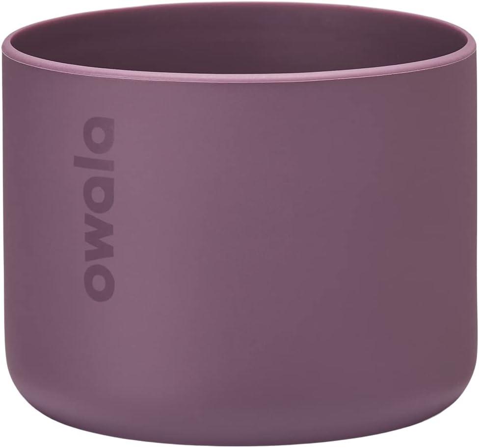 imageOwala Silicone Water Bottle Boot AntiSlip Protective Sleeve Cover for 24oz FreeSip Twist and Flip Stainless Steel Water Bottles AquaMauve