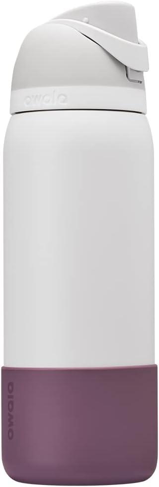 imageOwala Silicone Water Bottle Boot AntiSlip Protective Sleeve Cover for 24oz FreeSip Twist and Flip Stainless Steel Water Bottles AquaMauve