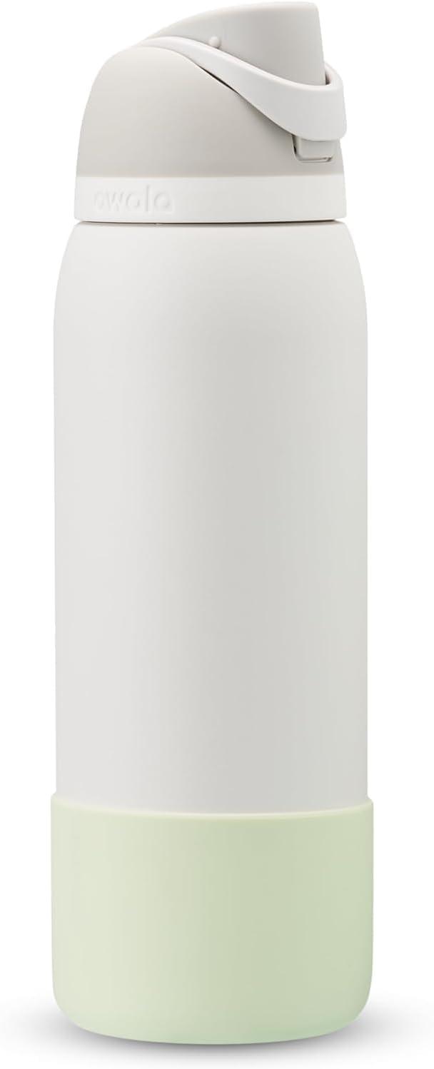 imageOwala Silicone Water Bottle Boot AntiSlip Protective Sleeve Cover for 24oz FreeSip Twist and Flip Stainless Steel Water Bottles AquaMint