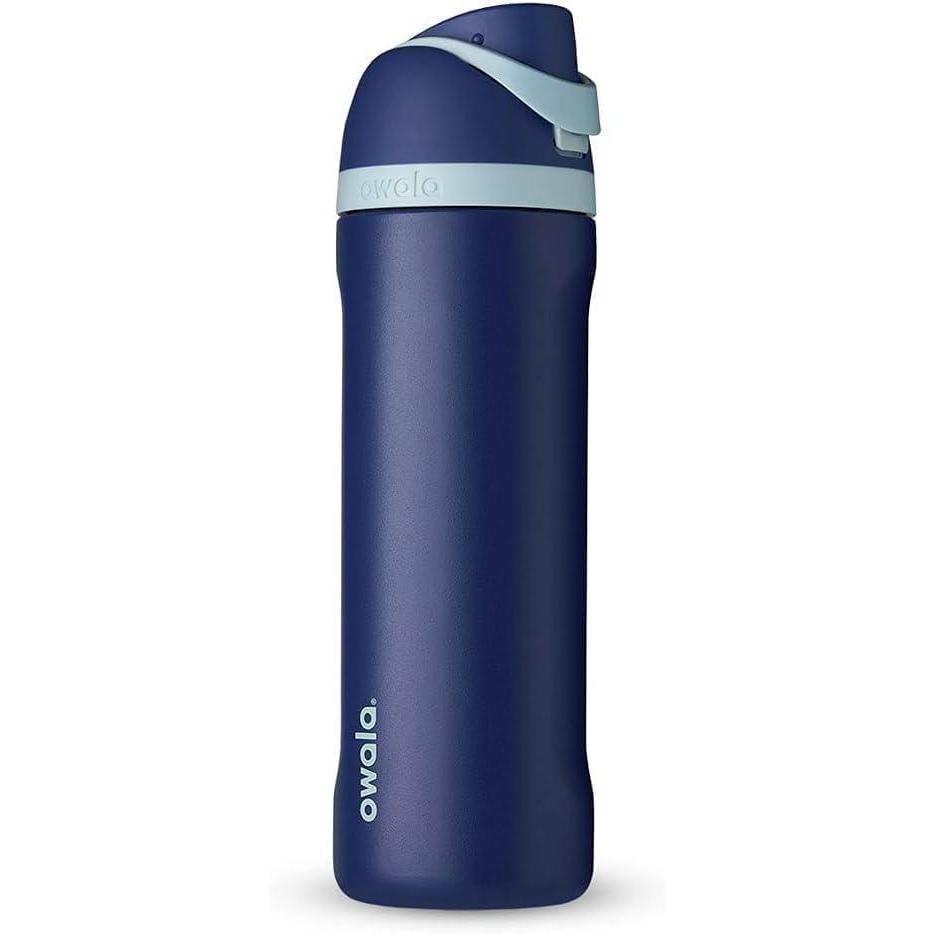 imageOwala Disney Princess FreeSip Insulated Stainless Steel Water Bottle with Straw for Sports and Travel BPAFree Sports Water Bottle 24 oz ArielRavenclaw