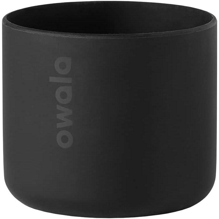 imageOwala Silicone Water Bottle Boot AntiSlip Protective Sleeve Cover for 24oz FreeSip Twist and Flip Stainless Steel Water Bottles AquaBlack