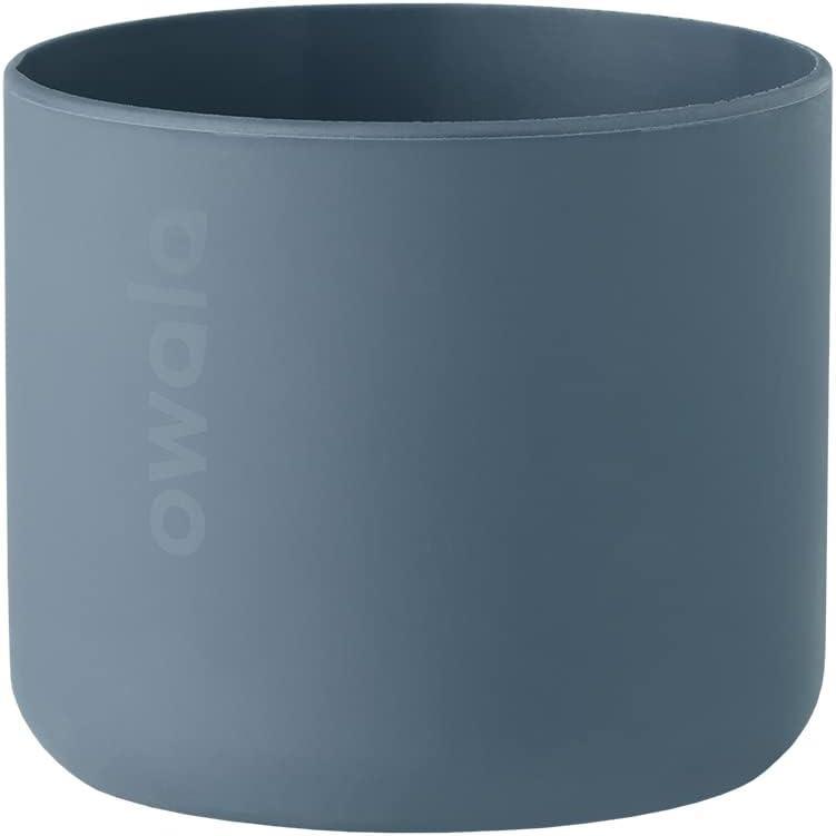 imageOwala Silicone Water Bottle Boot AntiSlip Protective Sleeve Cover for 24oz FreeSip Twist and Flip Stainless Steel Water Bottles AquaBlue