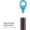 Owala 2-in-1 Water Bottle Brush Cleaner and Water Bottle Straw Cleaner Brush, Water Bottle Brush with Removable Head and Twist n� Hide Straw Brush, Smokey Blue(One Size)