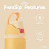 Owala Disney Princess FreeSip Insulated Stainless Steel Water Bottle with Straw for Sports and Travel, BPA-Free Sports Water Bottle, 24 oz, Tiana(Belle)