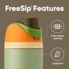 Owala FreeSip Insulated Stainless Steel Water Bottle with Straw, BPA-Free Sports Water Bottle, Great for Travel, 32 Oz, Black Cherry(Camo Cool)