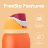 Owala FreeSip Insulated Stainless Steel Water Bottle with Straw, BPA-Free Sports Water Bottle, Great for Travel, 32 Oz, Black Cherry(Citrus Crush)