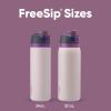 Owala FreeSip Insulated Stainless Steel Water Bottle with Straw, BPA-Free Sports Water Bottle, Great for Travel, 32 Oz, Black Cherry(Dreamy Field)