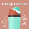 Owala FreeSip Insulated Stainless Steel Water Bottle with Straw, BPA-Free Sports Water Bottle, Great for Travel, 32 Oz, Black Cherry(Mint Chocolate)