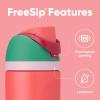 Owala FreeSip Insulated Stainless Steel Water Bottle with Straw, BPA-Free Sports Water Bottle, Great for Travel, 32 Oz, Black Cherry(Strawberry Field)