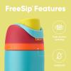 Owala FreeSip Insulated Stainless Steel Water Bottle with Straw, BPA-Free Sports Water Bottle, Great for Travel, 32 Oz, Black Cherry(Summer Sweetness)