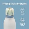 Owala FreeSip Twist Insulated Stainless Steel Water Bottle with Straw for Sports and Travel, BPA-Free, 24-oz, In Bloom(Iced Breeze)