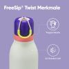 Owala FreeSip Twist Insulated Stainless Steel Water Bottle with Straw for Sports and Travel, BPA-Free, 24-oz, In Bloom(Minty Horizon)