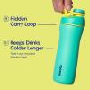 Owala Twist Insulated Stainless Steel Water Bottle for Sports and Travel, BPA-Free, 32-Ounce, Hyper Flamingo(Hint of Grape)