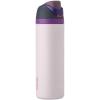 Owala FreeSip Insulated Stainless Steel Water Bottle with Straw, BPA-Free Sports Water Bottle, Great for Travel, 32 Oz, Black Cherry(Dreamy Field)