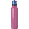 Owala FreeSip Twist Insulated Stainless Steel Water Bottle with Straw for Sports and Travel, BPA-Free, 24-oz, In Bloom(Bubble Gum)