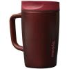 imageOwala SmoothSip Slider Stainless Steel Insulated Travel Mug 100 Leak Proof For Hot and Cold Drinks Travel Friendly with Sliding Lock Lid 24 oz BPA Free Leak Proof PinkTan DaybreakBlack Cherry