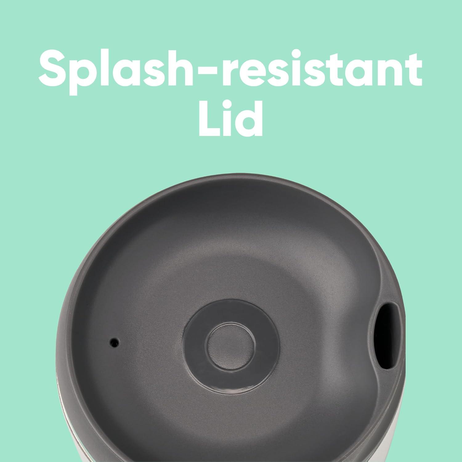 imageOwala SmoothSip Insulated Stainless Steel Coffee Tumbler Reusable Iced Coffee Cup Hot Coffee Travel Mug BPA Free 20 oz Gray CloudscapeCloudscape