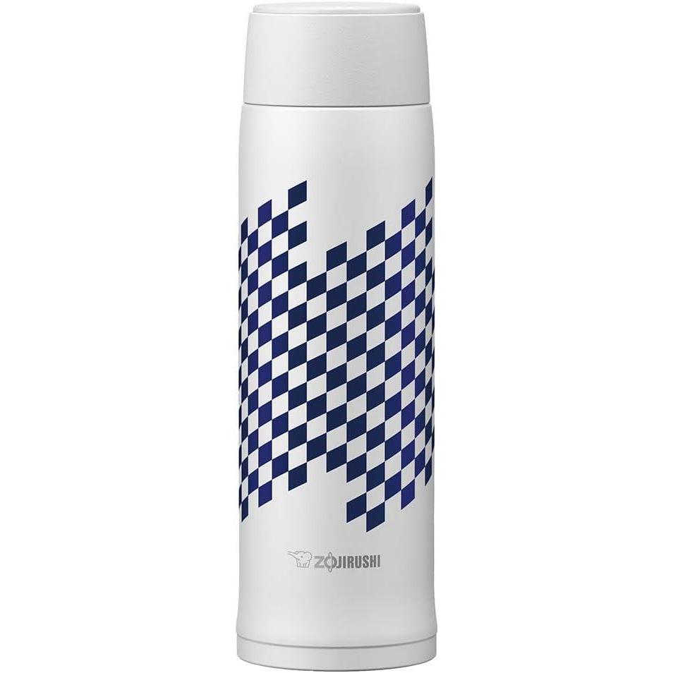 imageZojirushi Stainless Steel Vacuum Insulated Mug 16Ounce Ichimatsu BlueIchimatsu White