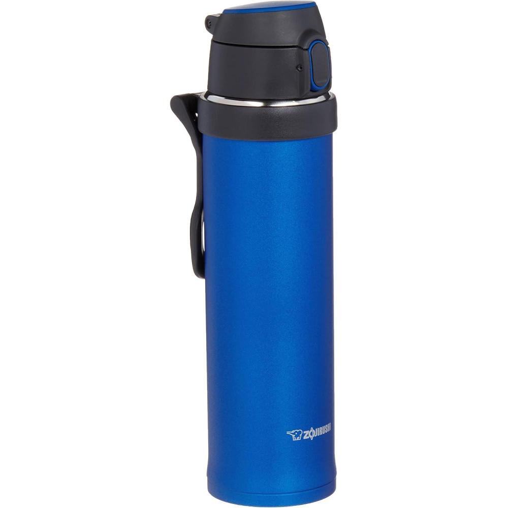 imageZojirushi SMQHE60GK FlipandGo Stainless Mug 20Ounce TealCobalt Blue