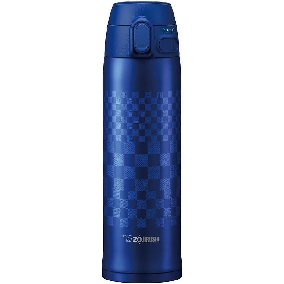 imageZojirushi SMTAE48WZ Stainless Steel Vacuum Insulated Mug 16Ounce Ichimatsu WhiteIchimatsu Blue