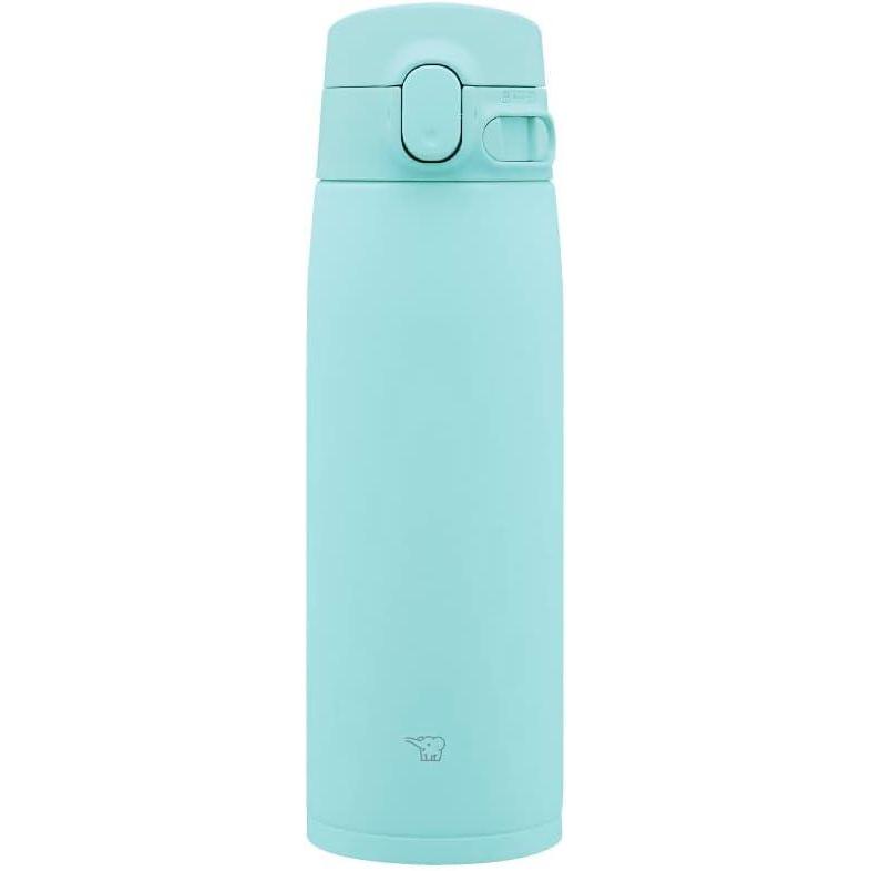 imageZojirushi SMVS95HM Water Bottle OneTouch Stainless Steel Mug Seamless 324 fl oz 950 ml Matte GrayMint Blue