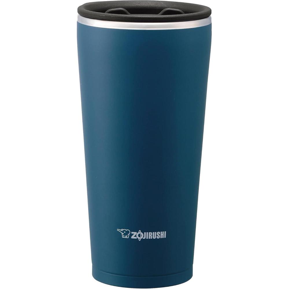 imageZojirushi SXFSE45AJ Stainless Vacuum Insulated Tumbler 15Ounce Blue GrayNavy