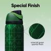 Owala Wicked FreeSip Insulated Stainless Steel Water Bottle with Straw for Sports and Travel, BPA-Free Sports Water Bottle, 32 oz, Elphaba (Green)(Elphaba)