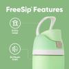 Owala Wicked FreeSip Insulated Stainless Steel Water Bottle with Straw for Sports and Travel, BPA-Free Sports Water Bottle, 32 oz, Elphaba (Green)(Stronger Thank You Think)