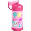 THERMOS FUNTAINER Water Bottle with Straw – 12 Ounce – Kids Stainless Steel Vacuum Insulated Water Bottle with Lid, Bluey(Barbie)