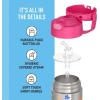 THERMOS FUNTAINER Water Bottle with Straw – 12 Ounce – Kids Stainless Steel Vacuum Insulated Water Bottle with Lid, Bluey(Peppa Pig)