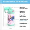THERMOS FUNTAINER Water Bottle with Straw – 12 Ounce – Kids Stainless Steel Vacuum Insulated Water Bottle with Lid, Bluey(Stitch)