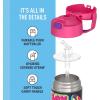THERMOS FUNTAINER Water Bottle with Straw – 12 Ounce – Kids Stainless Steel Vacuum Insulated Water Bottle with Lid, Bluey(That Girl Lay Lay)