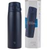 Zojirushi SM-VS95-HM Water Bottle, One-Touch Stainless Steel Mug, Seamless, 32.4 fl oz (950 ml), Matte Gray(Navy Blue)