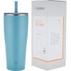 Zojirushi SX-HA89H-VM Stainless Tumbler with Straw 30 ounces Mauve Purple(Aqua Green)