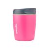 Owala SmoothSip Insulated Stainless Steel Coffee Tumbler, Reusable Iced Coffee Cup, Hot Coffee Travel Mug, BPA Free 20 oz, Gray (Cloudscape)(Watermelon Breeze)