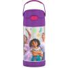 THERMOS FUNTAINER Water Bottle with Straw – 12 Ounce – Kids Stainless Steel Vacuum Insulated Water Bottle with Lid, Bluey(Encanto)