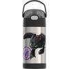 THERMOS FUNTAINER Water Bottle with Straw – 12 Ounce – Kids Stainless Steel Vacuum Insulated Water Bottle with Lid, Bluey(How To Train Your Dragon)