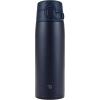 Zojirushi SM-VS95-HM Water Bottle, One-Touch Stainless Steel Mug, Seamless, 32.4 fl oz (950 ml), Matte Gray(Navy Blue)