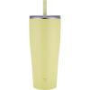 Zojirushi SX-HA89H-VM Stainless Tumbler with Straw 30 ounces Mauve Purple(Citron Yellow)