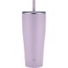 Zojirushi SX-HA89H-VM Stainless Tumbler with Straw 30 ounces Mauve Purple(Mauve Purple)