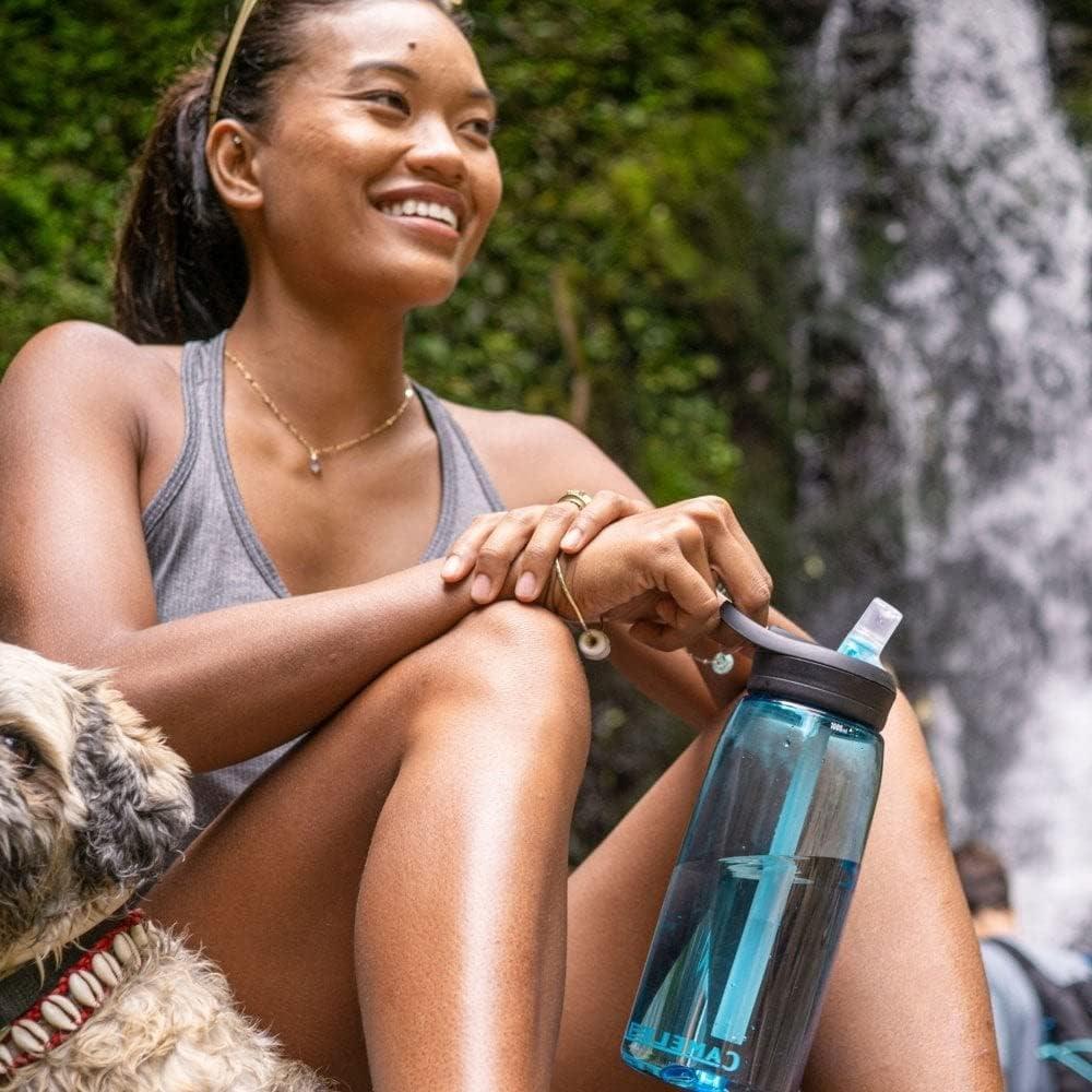 imageCamelBak Eddy Bite Valve Straw Tritan Renew Water BottleCharcoal