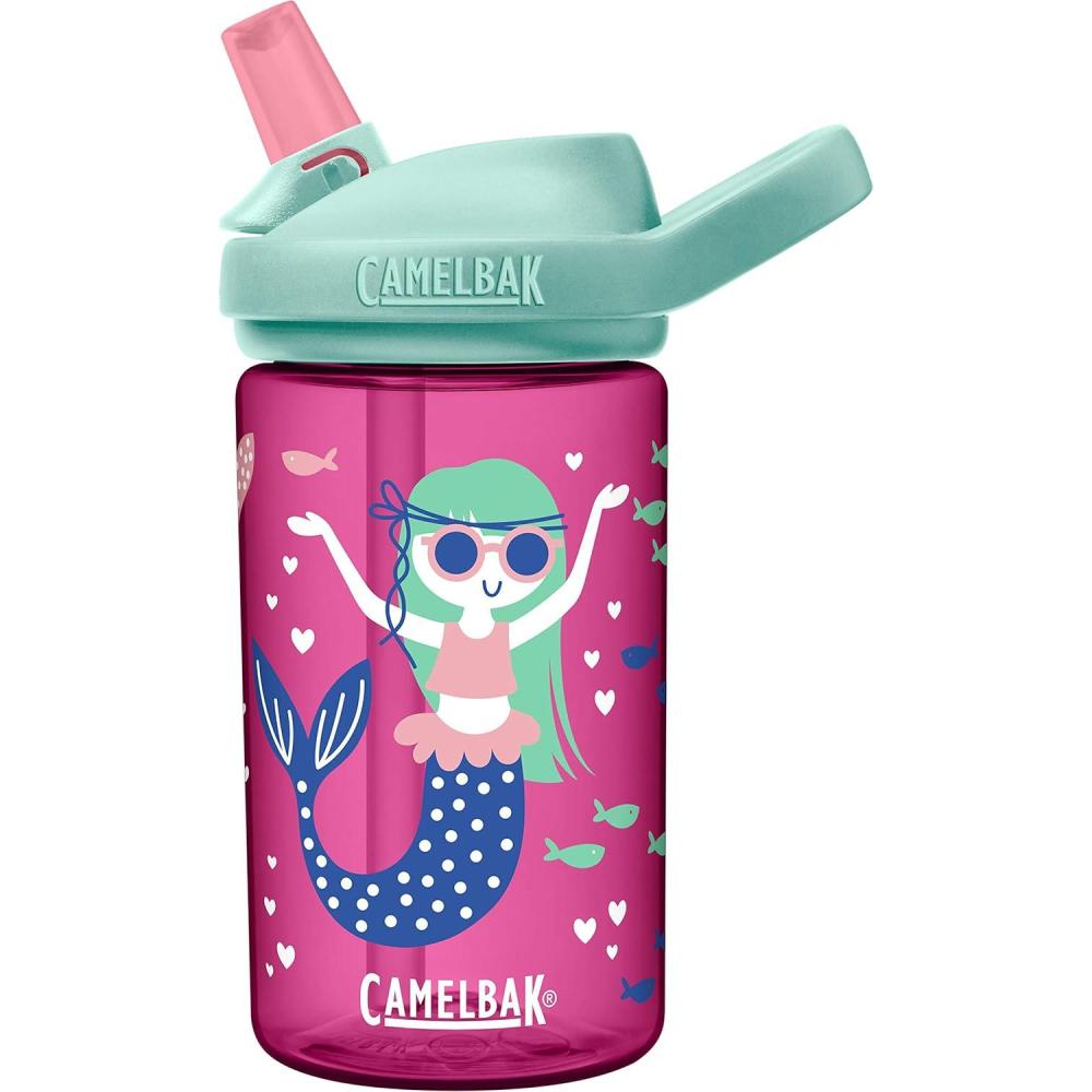 imageCamelBak Eddy Kids Bite Valve Straw Tritan Renew Water BottleMermaids  Narwhals