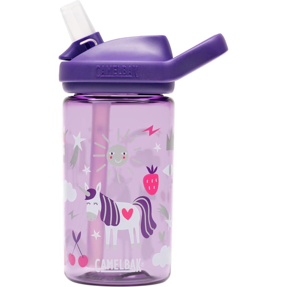 imageCamelBak Eddy Kids Bite Valve Straw Tritan Renew Water BottleUnicorn Party 20