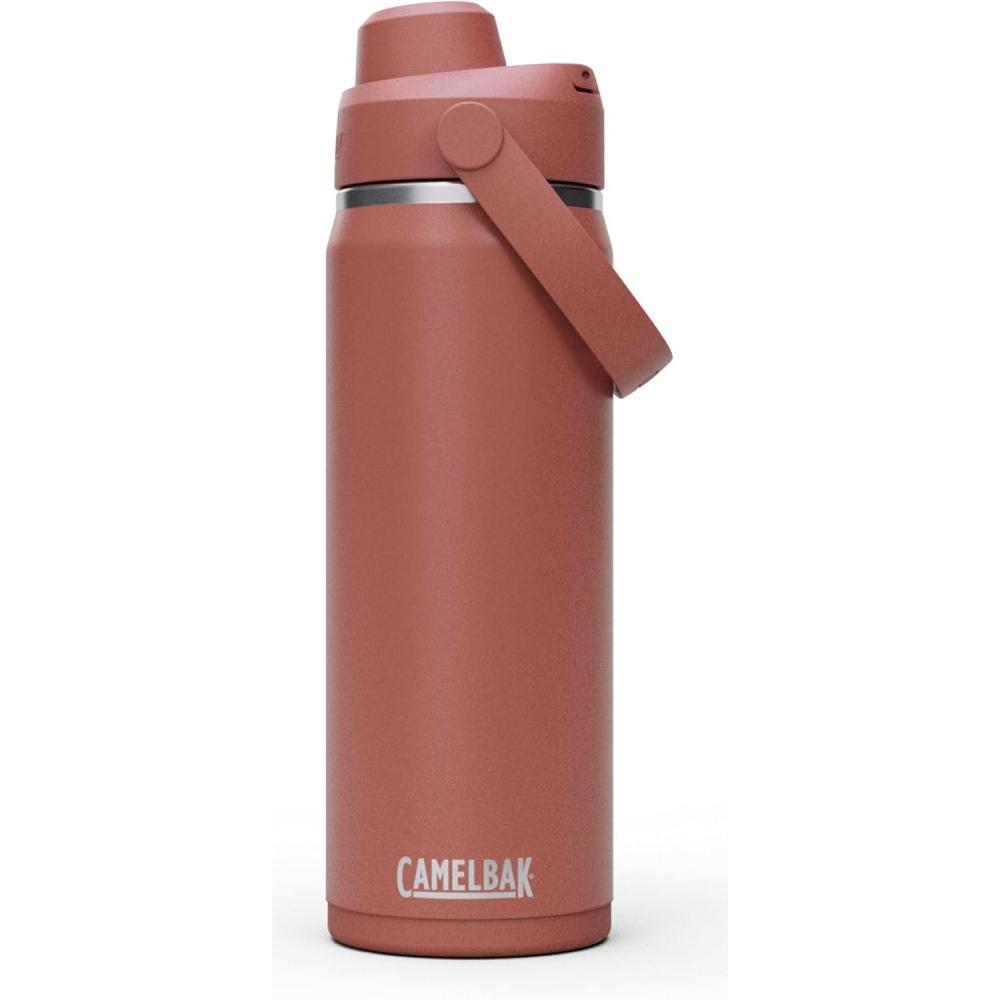 imageCamelBak Thrive Chug Insulated Stainless Steel Water Bottle Black 32ozSierra Red