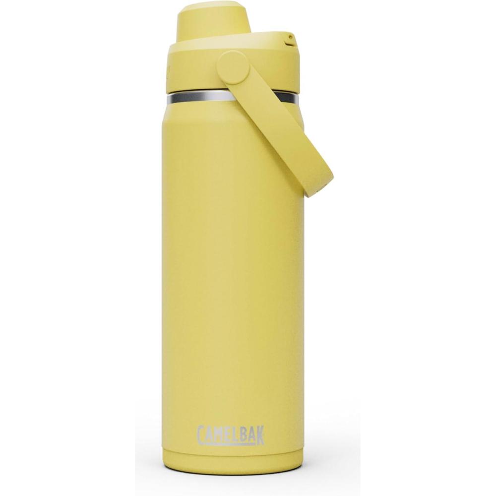 imageCamelBak Thrive Chug Insulated Stainless Steel Water Bottle Black 32ozYellow Bloom