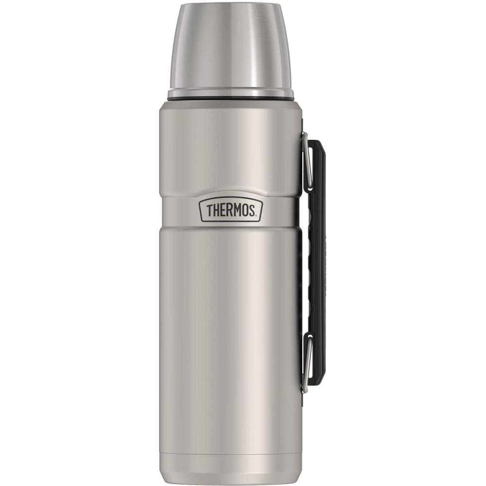 imageTHERMOS Stainless King VacuumInsulated Beverage Bottle 40 Ounce Midnight BlueMatte Stainless Steel