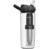 CamelBak Eddy+ Filtered by LifeStraw Integrated Two Stage Filter Straw Water Bottle with Tritan Renew(Clear)