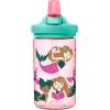 CamelBak Eddy+ Kids Bite Valve Straw Tritan Renew Water Bottle(Mindful Mermaids)